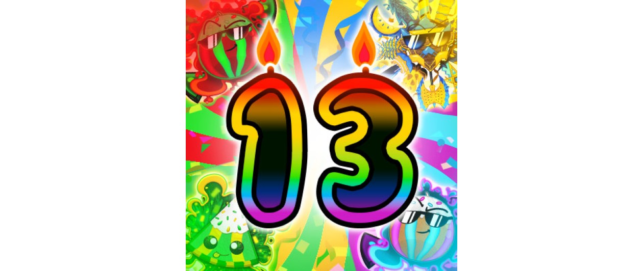 zum 13. Geburtstag