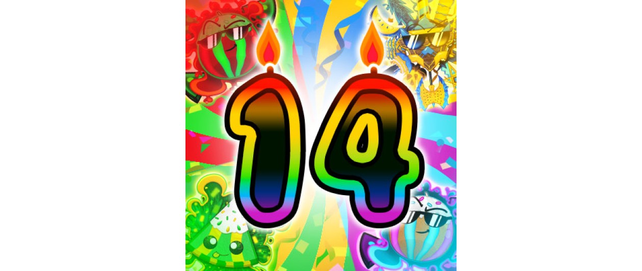 zum 14. Geburtstag
