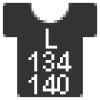 Größe: L kids (=Gr. 134/140)