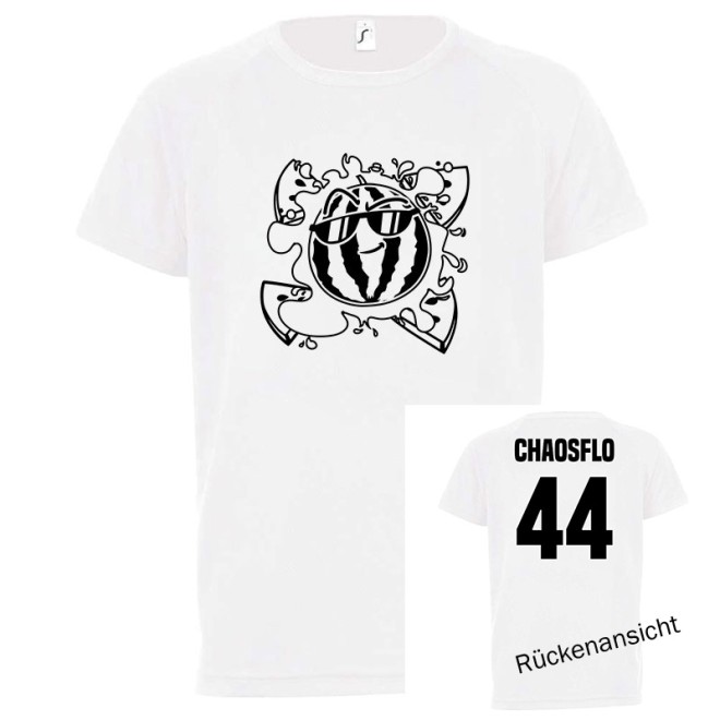 CHAOSFLO44 Team Shorts grün/weiss