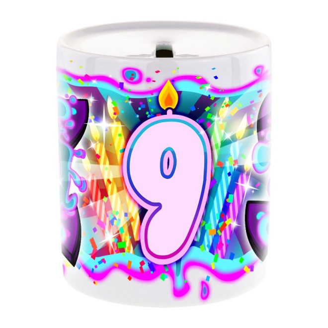 Salvadanaio per il 9° compleanno del Team Melon