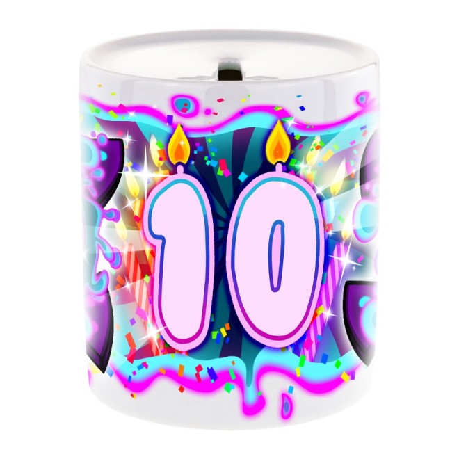 Team Melon 10th birthday money box