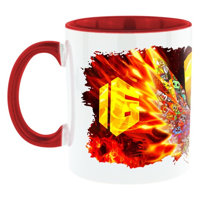 16 Jahre Design Bi-Color Tasse rot