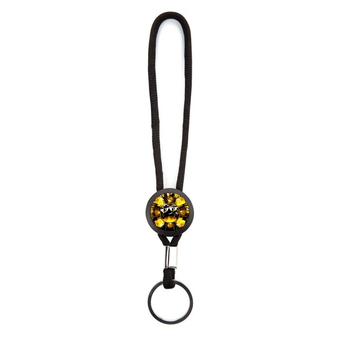 Anello portachiavi team melon oro scuro nero