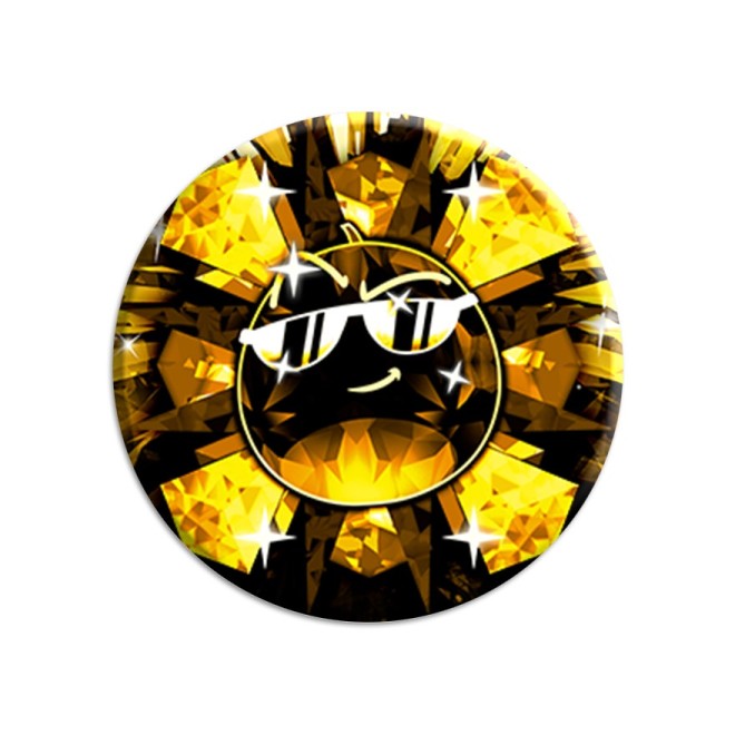 Anello portachiavi team melon oro scuro nero