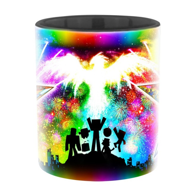 12 Jahre Design Bi-Color Tasse schwarz