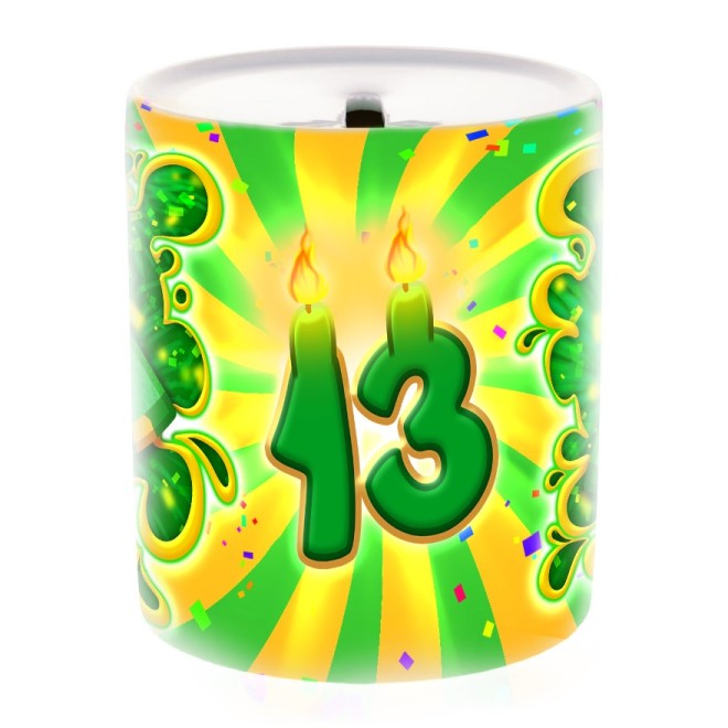 Juteuse tirelire 13e anniversaire