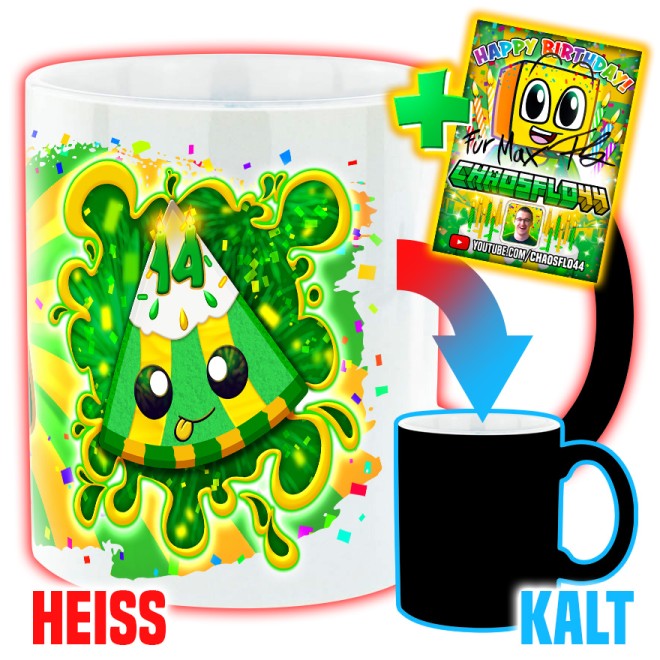 Saftig 14. Geburtstag Magic Mug