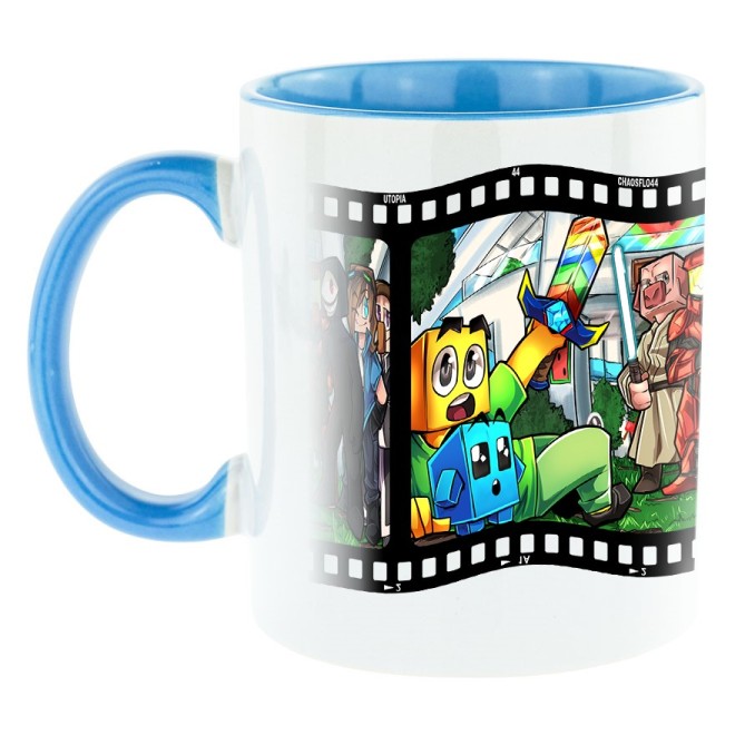 Utopia Bi-Color Tasse hellblau
