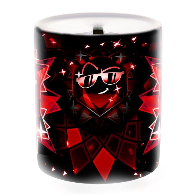 Team Melone Dunkel Rubin Spardose
