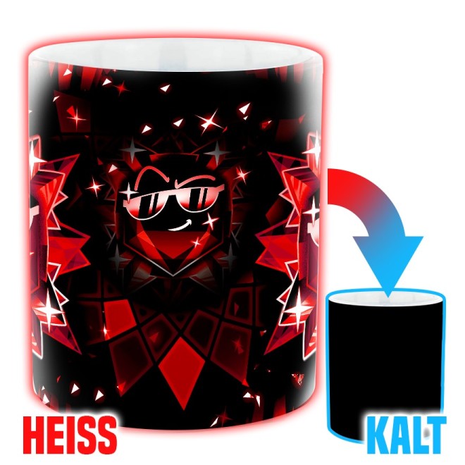 Team Melone Dunkel Rubin Magic Mug