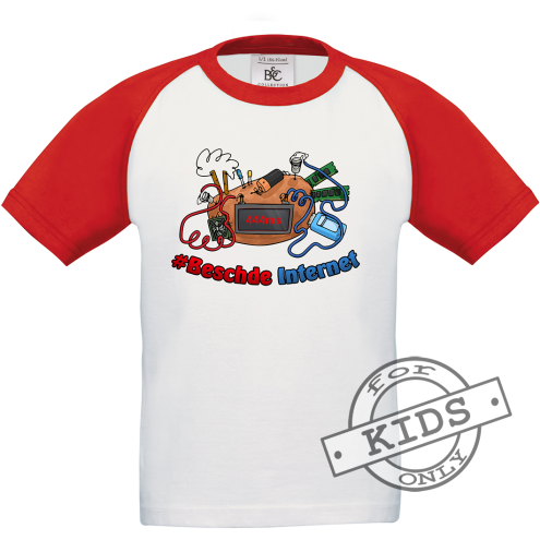 BESCHDE INTERNET Baseball T-Shirt kids