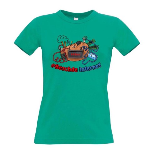 BESCHDE INTERNET Girlie Shirt