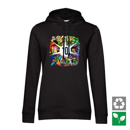 10 JAHRE Design Organic Hoodie women