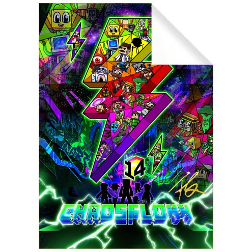 Poster 14 JAHRE Design von Chaosflo44