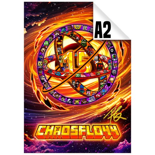 Poster 15 JAHRE Design von Chaosflo44