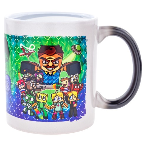 DIEB Magic-Tasse schwarz (Bi-Color)