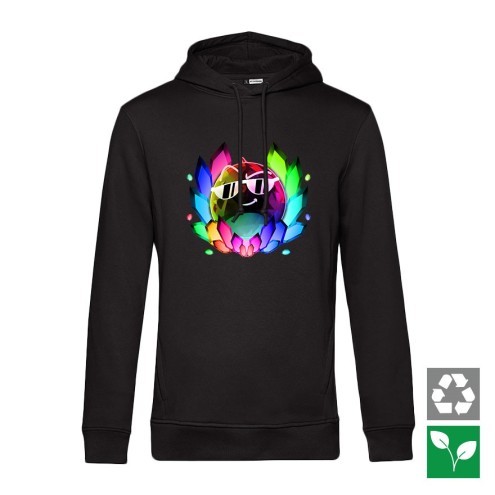 Team Melone DUNKEL-REGENBOGEN Organic Hoodie