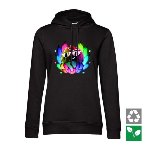 Team Melone DUNKEL-REGENBOGEN Organic Hoodie women