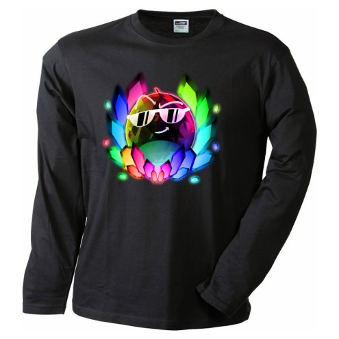 Team Melone DUNKEL-REGENBOGEN Langarm-Shirt