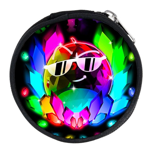 Team Melone DUNKEL-REGENBOGEN Mini-Geldbeutel