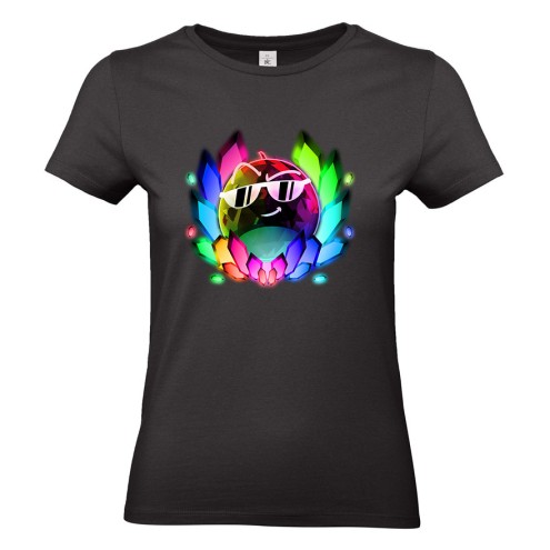 Team Melone DUNKEL-REGENBOGEN T-Shirt Girlie Shirt