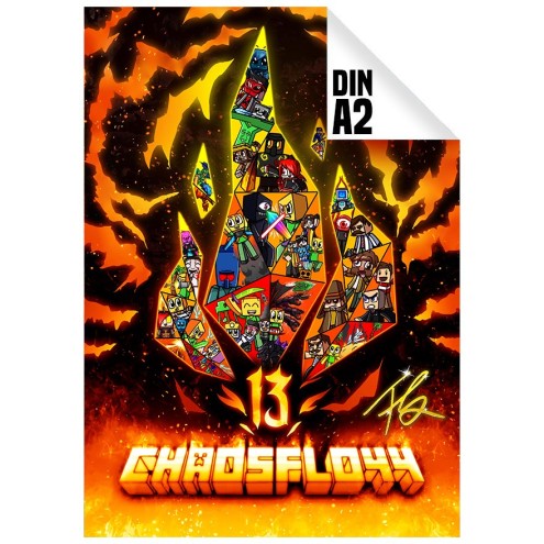 Poster 13 JAHRE Design von Chaosflo44