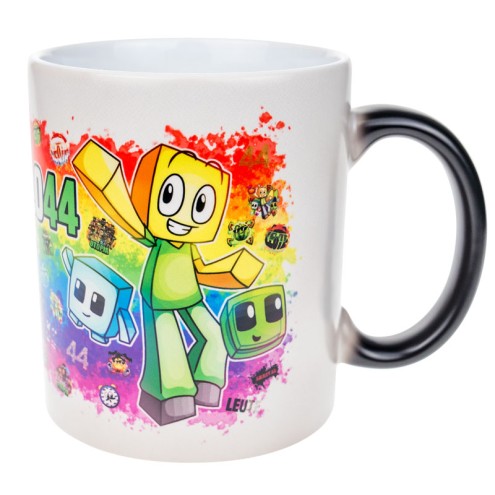 CHAOSFLO44 Magic-Tasse schwarz (Bi-Color)