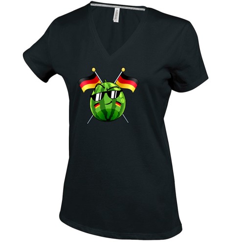 TEAM MELONE DEUTSCHLAND T-Shirt V-Neck