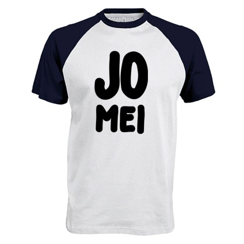 JO MEI MODERN schwarz Baseball T-Shirt
