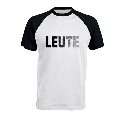 LEUTE Baseball T-Shirt | black