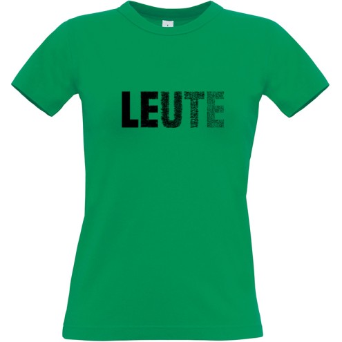 LEUTE T-Shirt Girlie Shirt | black