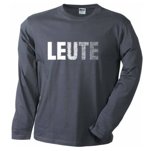 LEUTE Langarm-Shirt | white