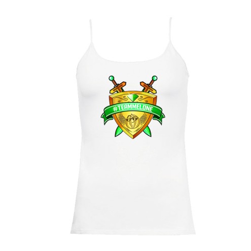 Team Melone LEGEND GRÜN Girlie Spaghetti-Top