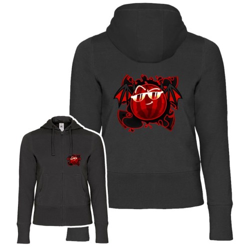 Team Melone Dunkel Hades Basic Zipped Hoodie women