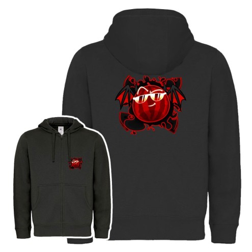 Team Melone Dunkel Hades Basic Zipped Hoodie