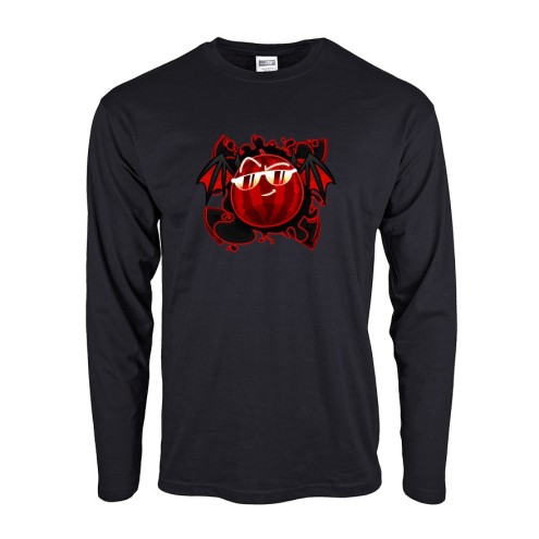 Team Melone Dunkel Hades Baumwoll Langarm Shirt