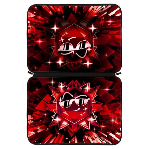 Team Melone Dunkel Rubin Neopren Tablet- bzw. Laptophülle