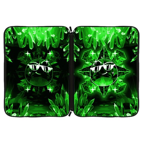 Team Melone Dunkel Smaragd Neopren Tablet- bzw. Laptophülle