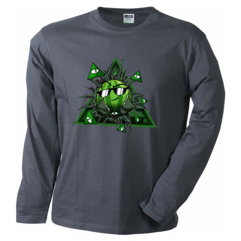 Team Melone ILLUMINATI Langarm-Shirt