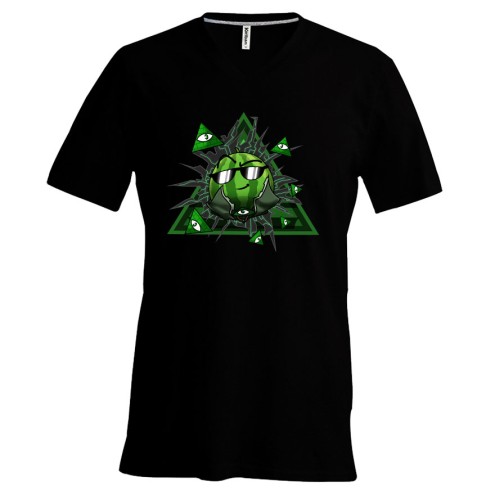 Team Melone ILLUMINATI T-Shirt V-Neck