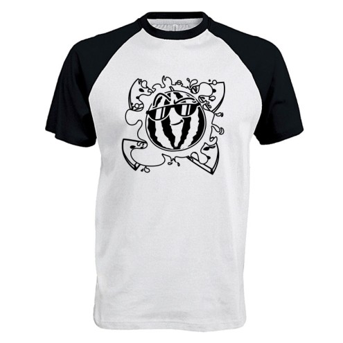TEAM MELONE Baseball T-Shirt | schwarz