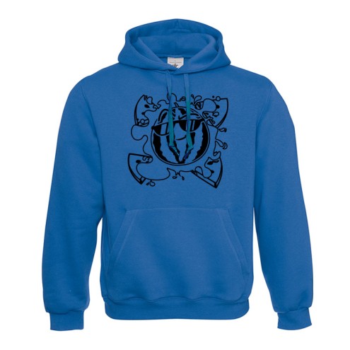 TEAM MELONE Hoodie | schwarz