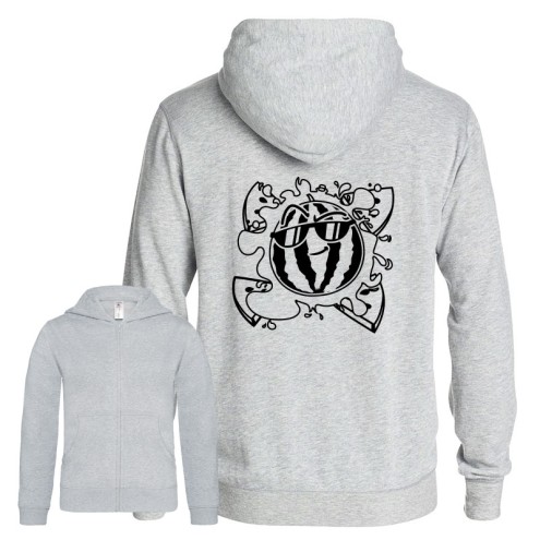 TEAM MELONE Hoodie-Jacke | schwarz