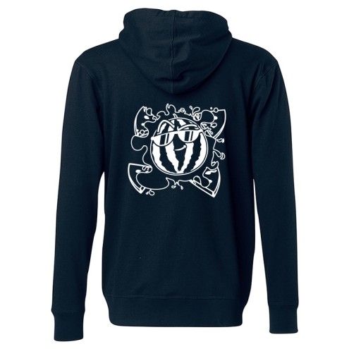 TEAM MELONE Hoodie-Jacke | weiss