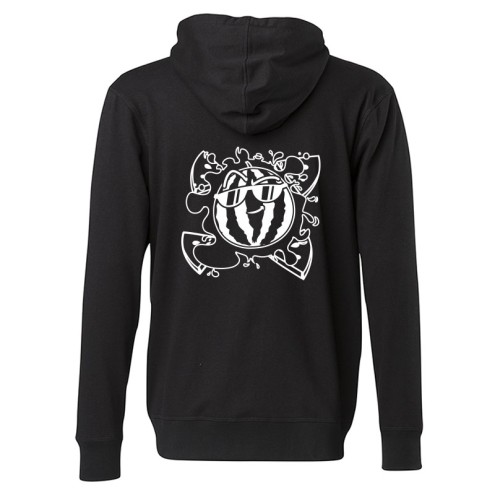 TEAM MELONE Girlie Hoodie-Jacke | weiss