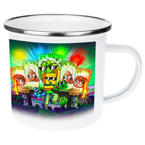 Tobbss Stinkt Emaille Tasse/Becher