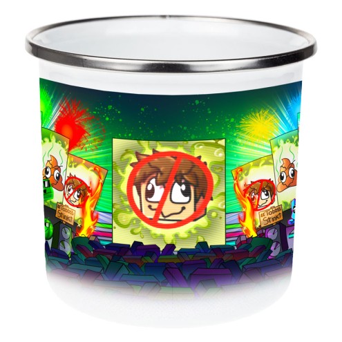 Tobbss Stinkt Emaille Tasse/Becher