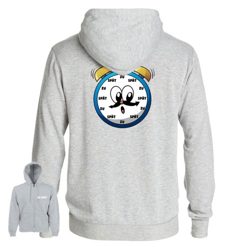 ZU SPÄT Girlie Hoodie-Jacke