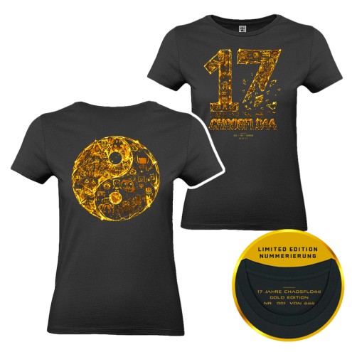 17 Jahre GOLD Edition T-Shirt women LIMITIERT